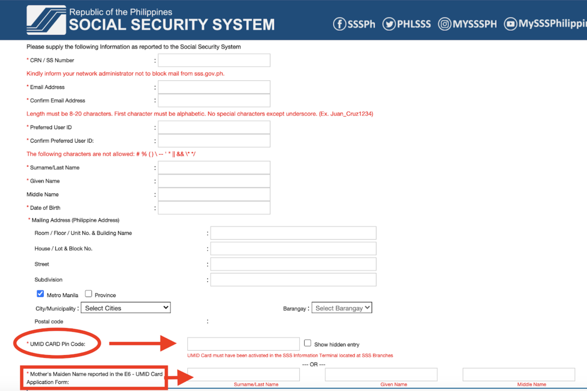 How to Open an Online SSS account (my.sss)? - Rewire Community For ...